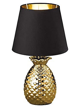 LED Nacht Schreib Tisch Leuchte schwarz matt gold Dekor Stanzungen Lese Lampe