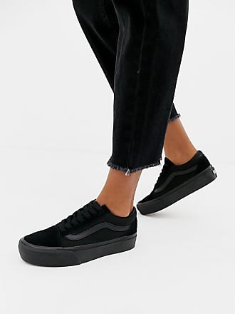 womens black vans shoes