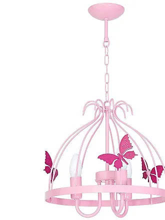 Lucide RAYCO - Flush ceiling light - Ø 45 cm - 1xE27 - Pink