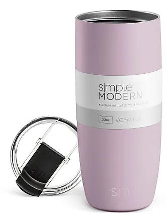 Simple modern insulated thermos color pink