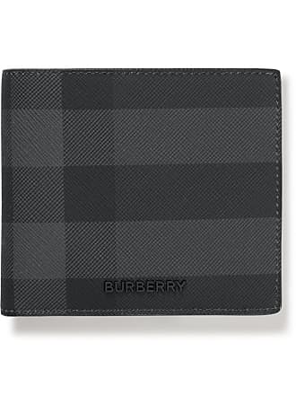 Burberry Lancaster Check Trifold Wallet Dark Birch Brown