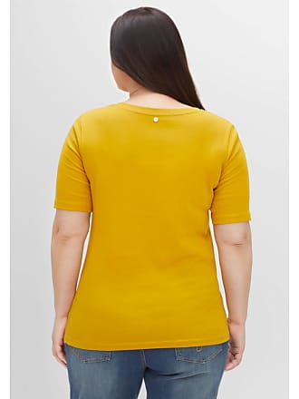 Damen-Bekleidung in Gelb von Sheego | Stylight | Rundhalsshirts