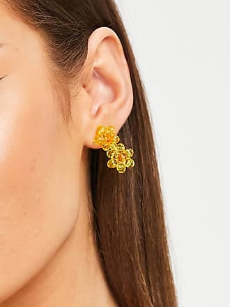 DAMEN Accessoires Ohrring Golden Einheitlich Rabatt 57 % Pieces Ohrring 