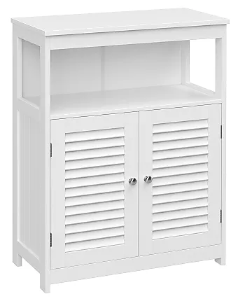 Tangkula Bathroom Floor Cabinet, Wooden Storage Cabinet with 3 Drawers,  Modern Side Table, Bathroom Organizer for Home Office Bathroom Living Room  (3