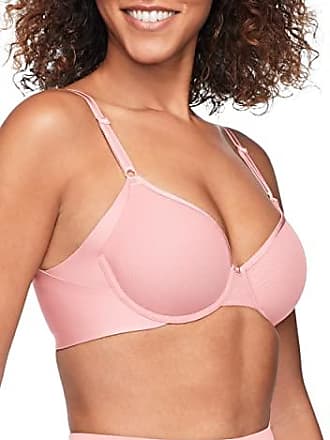 Warner's Womens No Side Effects Underarm and Back-Smoothing Comfort Underwire Lightly Lined T-Shirt Bra Ra3081a, Blush, 38C