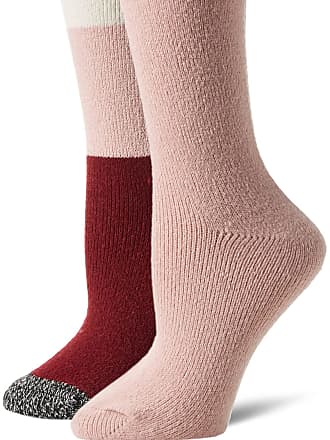 HUE Women's 2-Pair Shortie Boot Socks One Size Ivory Multi 