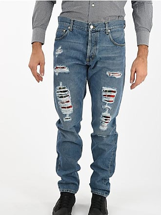 alexander mcqueen low rise jeans
