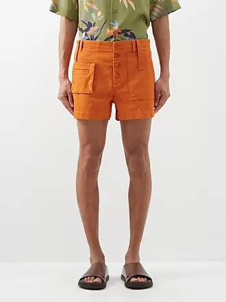 Orange cargo shorts on sale womens