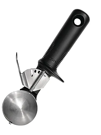 OXO Stainless Steel Scoop and Strain Skimmer Black
