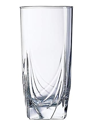 Luminarc Perfection Stemless Wine Glass Set of 12, 15 oz, Clear