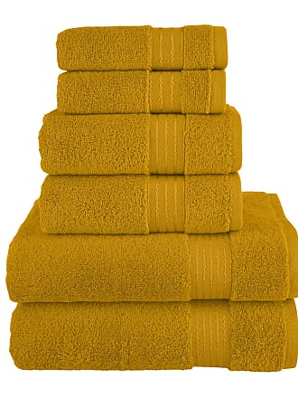 TRIDENT Luxury 6 Piece Bath Towel Set, 2 Large Bath Towels 2 Hand Towels 2  Washcloths, 100% Pure Indian Cotton Towels for Bathroom, Absorbent Quick  Drying Bathroom Towels Sets, Light Brown Towel Sets - Yahoo Shopping