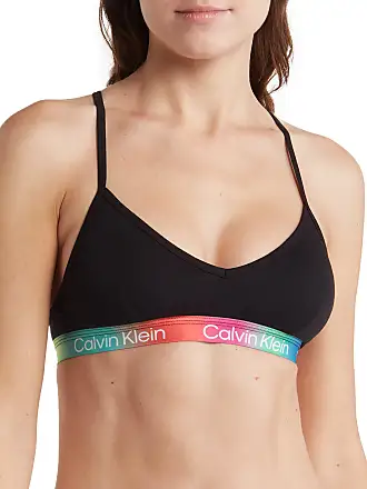 Calvin Klein Women's Invisibles Unlined Triangle Bralette, Black, X-Small :  : Clothing, Shoes & Accessories