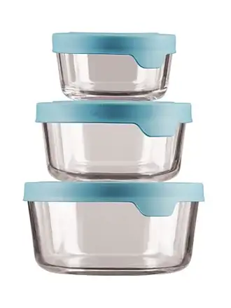 Anchor Hocking TrueLock Locking Lid Glass Food Storage Containers, 10 Piece Set