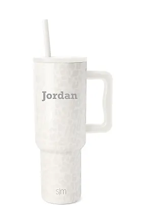 Voyager 40 oz Tumbler With Handle and Straw Lid - Modern Cream