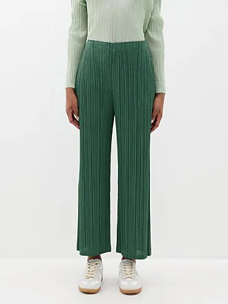 Women's Green Pleated Pants gifts - up to −81%