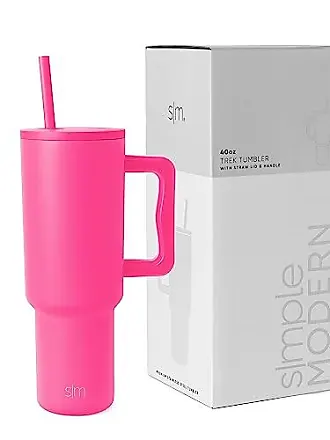 Simple Modern 50 oz Mug Tumbler with Handle and Straw Lid | Insulated Stainless Steel Travel Jug Water Bottle |Trek | 50oz | Lavender Mist