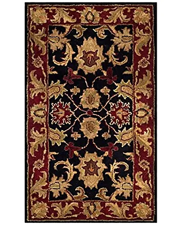 SAFAVIEH Classic Collection 2'3 x 10' Red / Black CL220C Handmade  Traditional Oriental Premium Wool Runner Rug