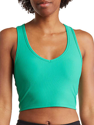 90 DEGREE BY REFLEX high impact sports bra with front zip size