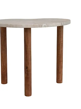 Bloomingville Boho Jute Oak Wood Legs, Natural Stool