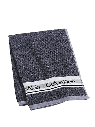 Calvin Klein Melange Solid Set of 6 Terry Towels - 2 Bath 2 Hand & 2 Wash,  100% Cotton 500 GSM (Dusty Blue)
