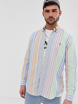 polo ralph lauren multi stripe oxford shirt