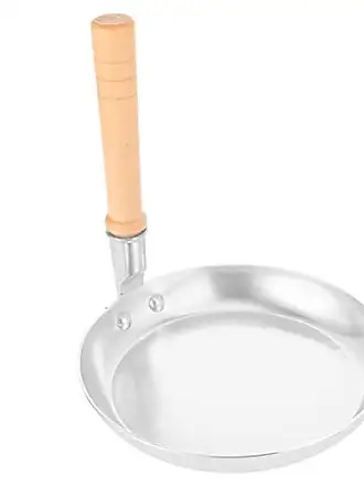  Hemoton Stainless Steel Frying Pan Nonstick Frying Pan Omelette  Pan Mini Egg Pan Rolled Pancake Pan Stainless Steel Cookware for Home  Kitchen Cooking 25cm Stainless Steel Grill Set: Home & Kitchen