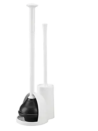 Blomus Sono Plunger with Decorative Holder - White