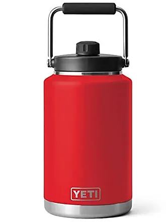  YETI Rambler 12 oz Bottle, Stainless Steel, Vacuum Insulated,  with Hot Shot Cap, Rescue Red : Home & Kitchen