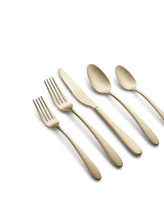 Cambridge Silversmiths Gaze Champagne Satin 20-Piece Flatware Set