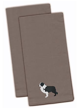 Caroline's Treasures WDK3168WTKT Shih-Tzu Black Christmas White Kitchen  Towel Set of 2 Dish Towels Decorative Bathroom Hand Towel for Hand, Face