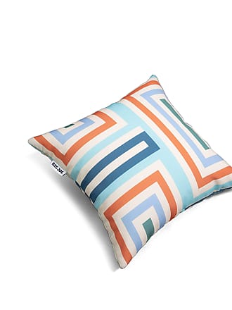 Big Joe Square Pillow Bean Bag Decor, Lakeshore Intertwist, Weather Resistant Fabric, 16 Inches
