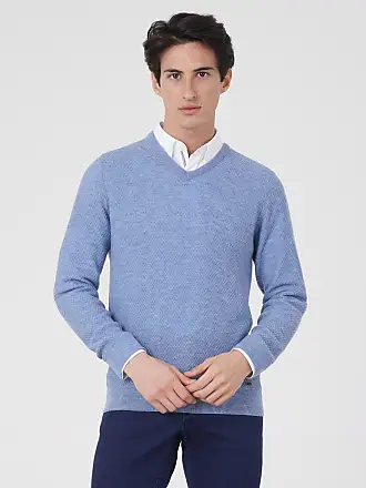 Jersey lana merino cuello pico visón: 79,90 €