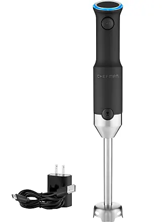 Chefman Cordless 5-in-1 Immersion Blender Set, Ice Crushing, Masher, Whisk, Chopper, Stainless Steel