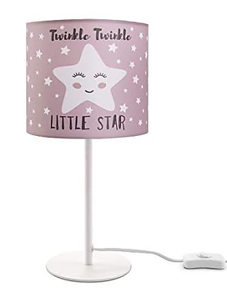 Schreib Tisch Leuchte schwenkbar Lese Lampe pink weiß Kinder Zimmer Beleuchtung 