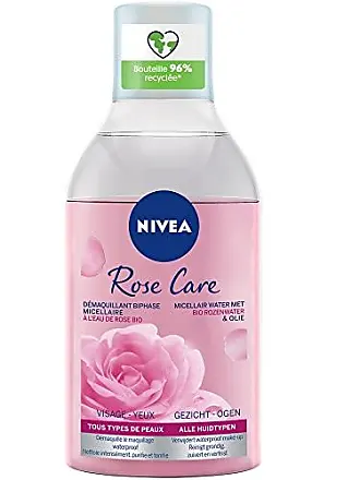 NIVEA Démaquillant Yeux Double Action au Bleuet (1 x 125 ml), nettoyant  visage enrichi en eau purifiée, soin visage femme pour tous types de peaux
