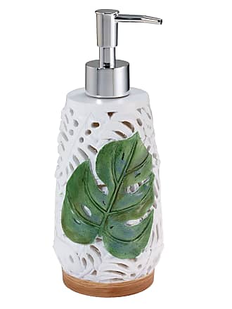 Spirella Cubo Clear Green Grün Seifenspender Swiss Design Green Soap Dispenser 