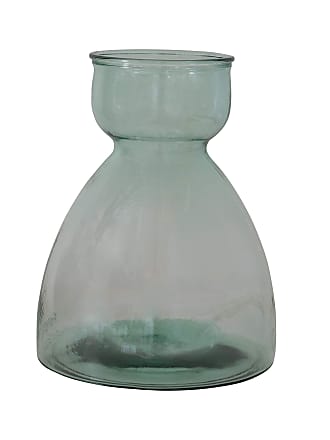 Clear Creative Co-Op Footed Glass Vase Small