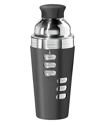 OGGI Groove Insulated Cocktail Shaker-17oz Double Wall Vacuum Insulated  Stainless Steel Shaker, Tritan Lid has Built In Strainer, Ideal Cocktail