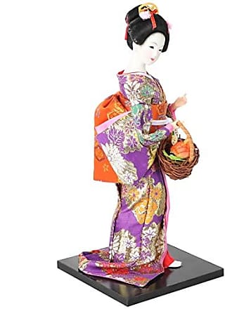 japanische Geisha Kimono Puppe Ornamente Handwerk Heimtextilien # 6 