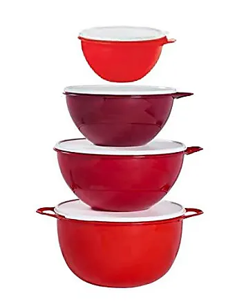 Tupperware Heritage Collection 7.6 Cup Cookie Canister 2 Pack - Vintage  Holiday Red & Green Color, Dishwasher Safe & BPA Free Container - (1.8 L) :  Home & Kitchen 