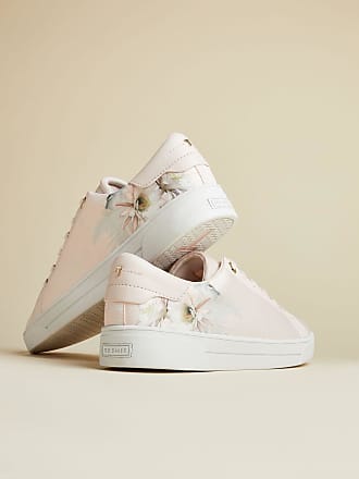 ted baker thawne burnished leather trainers