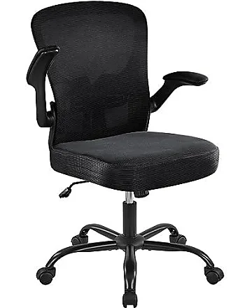 Chaise de bureau avec accoudoirs sur roulettes AMADEO (blanc) - Fauteuils  et chaises de bureau