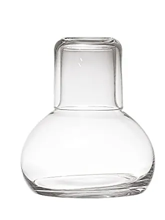 Bloomingville Glass Jar with Cork Ball Lid, 11.5 in.