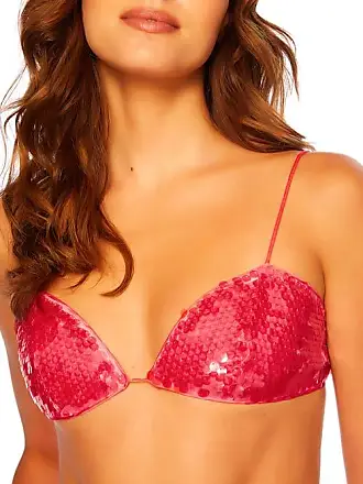  MakeMeChic Women's Glitter Sequin Push Up Underwire