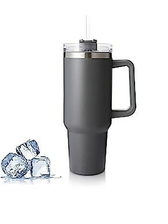 JOZELNK 40oz Tumbler with Handle, Insulated Big Mug wtih Straw and