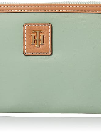 Tommy Hilfiger Millie Womens Leather Zip Around Wallet Green