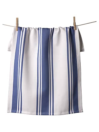 KAF Home Assorted Flat Kitchen Towels Set of 10 Dish Towels, 100% cotton -  18 x 28 inches Ultra Absorbent Soft Kitchen Tea Towel