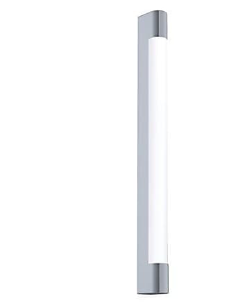 L 40 cm IP 44 LED Spiegelleuchte aus Aluminium und Kunststoff 1 flammige Wandleuchte Weiß Badezimmer Lampe in Schwarz EGLO LED Wandlampe Pandella 1 LED Feuchtraumleuchte neutralweiß 
