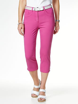 Damen Bekleidung Hosen und Chinos Capri Hosen und cropped Hosen Prada Baumwolle ROSA BAUMWOLLE HOSE in Pink 