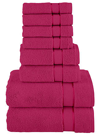 Premium Bath Towels Set - [Pack of 8] 100% Cotton Highly Absorbent 2 B